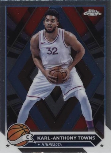 2023-24 Topps Chrome Gold /50 #105 Karl-Anthony Towns | eBay