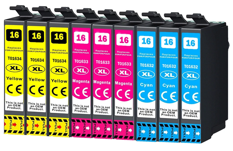 Druckpatronen kompatibel für Epson 16XL WF-2760 2750 2630 2530 2510 2010 - Bild 4 von 4