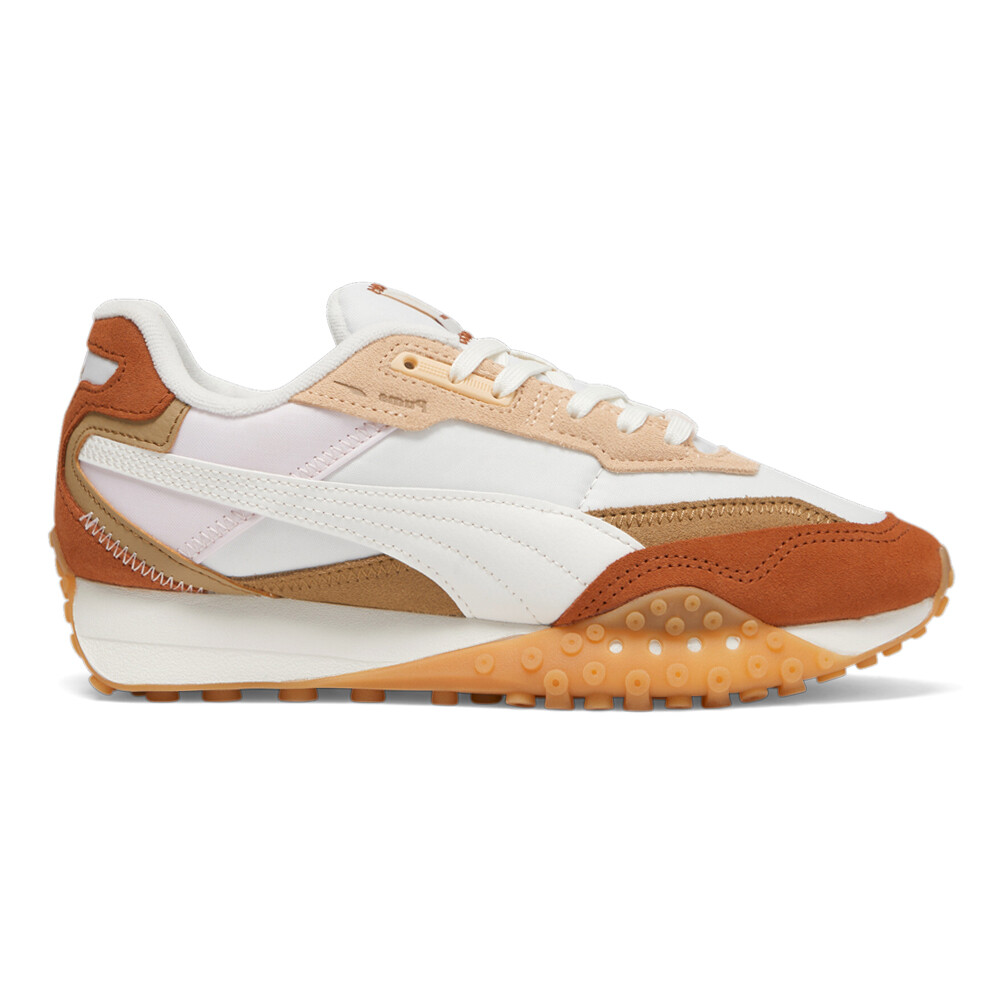 Женские белые кроссовки Puma Blktop Rider на шнуровке, повседневная обувь 39546108