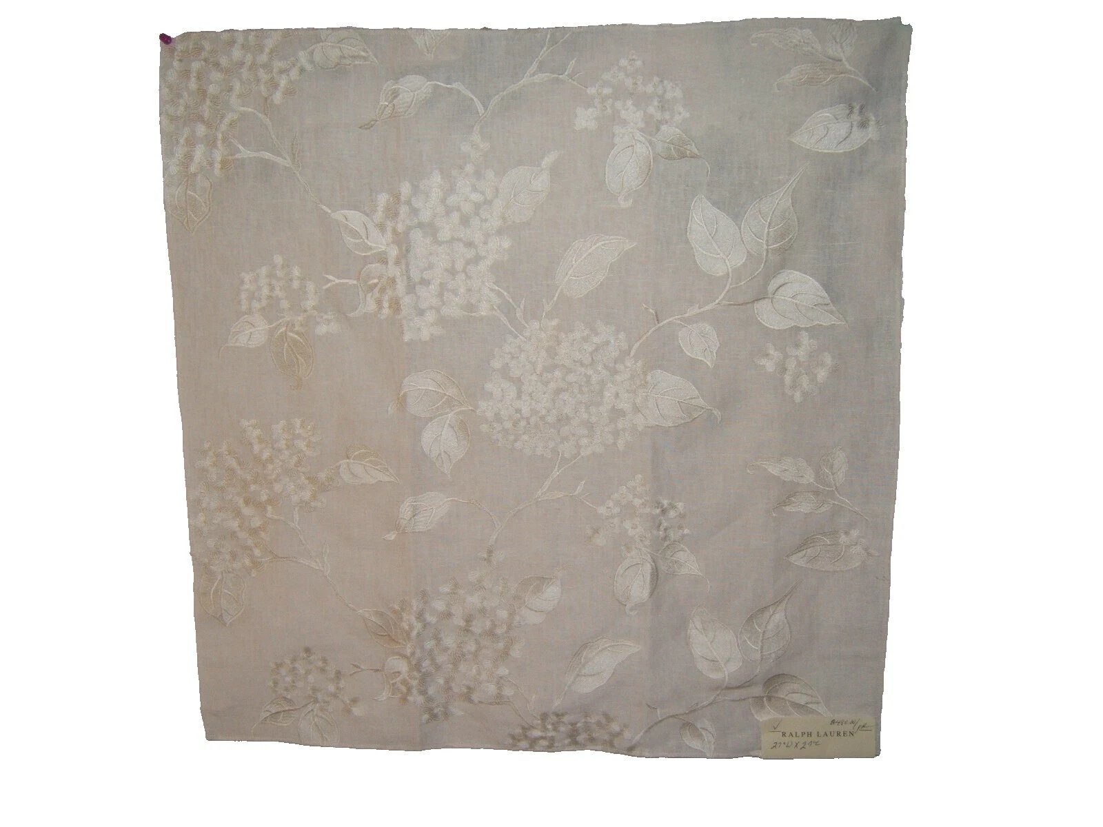 Géneros artesanales Blanco Ralph Lauren Cojín