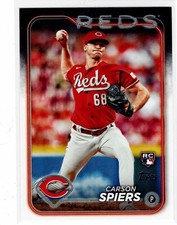 Carson Spiers Cincinnati Reds 2024 Topps Rookie Card