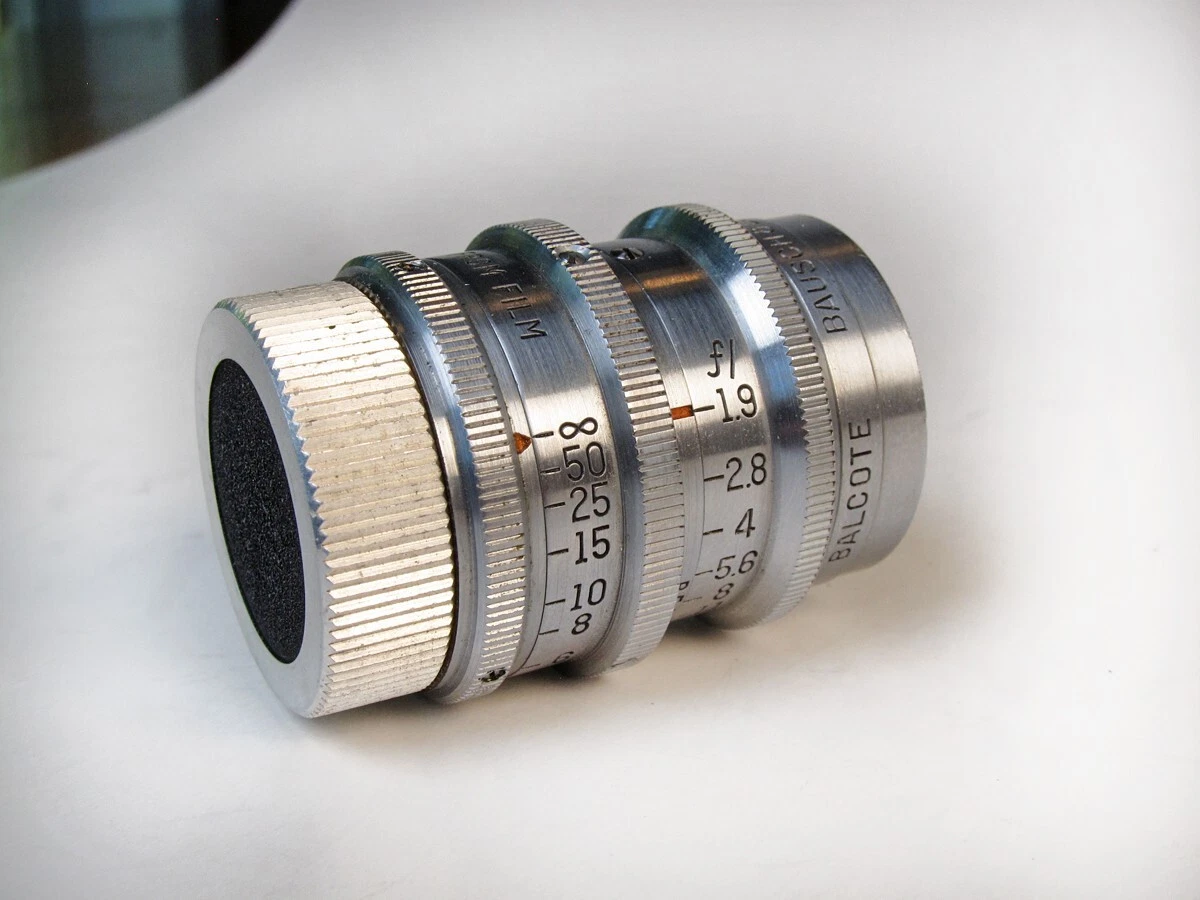 Bausch & Lomb 26mm f1.9 Animar Balcote Movie Lens C Mount | eBay