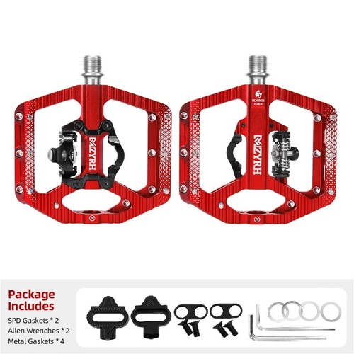 MTB Bicycle Cycling Non-Slip Pedals Aluminum Alloy Flat Platform Waterproof - Picture 27 of 33