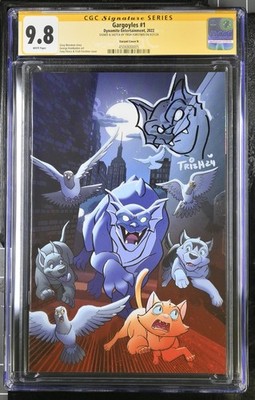 Gargoyles #1 Fleecs & Forster Virgin Variant Signed TRISH FORSTNER CGC 9.8 TOP
