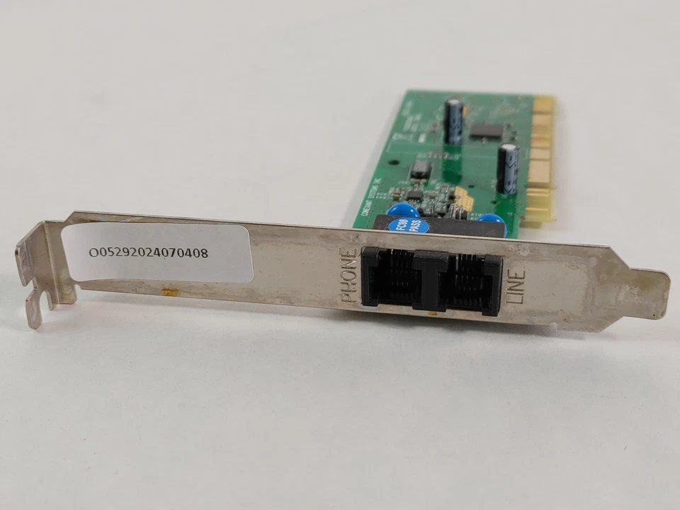 Tarjeta módem de datos/fax Conexant RD02-D490 PCI RJ11 56K Foto 2 de 4
