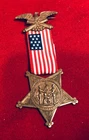 GAR VETERANS' MEMBERSHIP BADGE - GREAT CONDITION #V56763