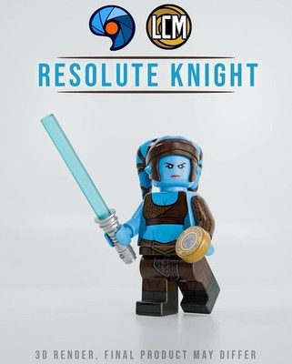 Baggles Studio LCM Custom Minifigure Aayla Secura Resolute Knight