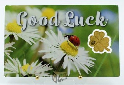 ♦︎ GOOD LUCK!! Cloverleaf Good Luck 1/1000 Oz 999 Gold Shaped Coin 3000 Francs