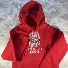 San Francisco 49ers Red Hoodie Size S  Its In My DNA  Unique Football Season NFL