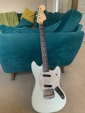 Fender American Performer Mustang Satin Sonic Blue 2022