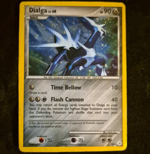 Dialga Holo Pokemon TCG Card 1/130 Diamond and Pearl Base Set