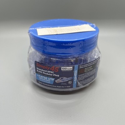 Standard We/ss Rj45 Modular Plugs For 24awg Cat5e Connector Utp Solid And 2826 A