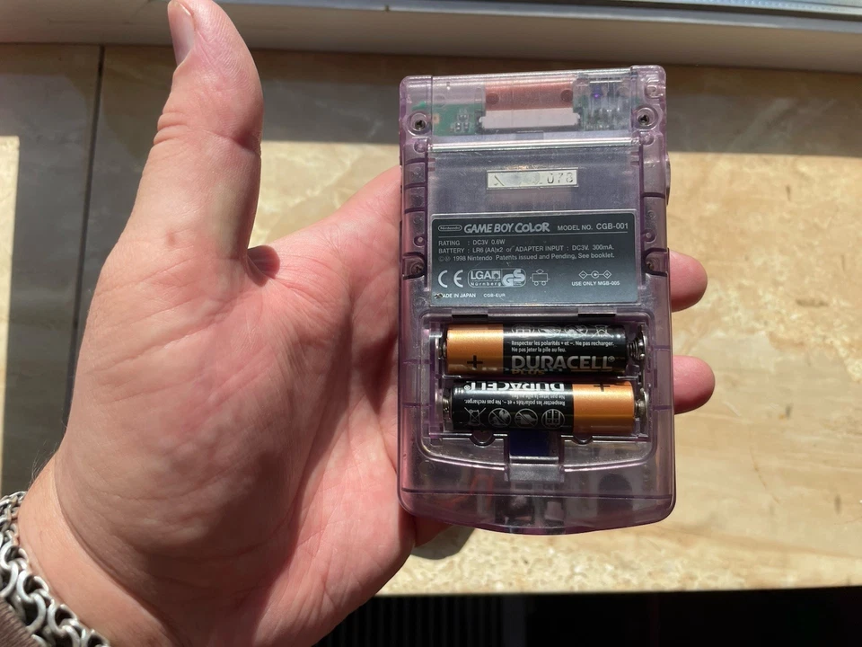 Nintendo Game Boy Color Atomic Purple Handheld Gaming Console - Image 4 of 4