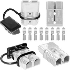 Anderson Connector 4 Pcs, 50 Amp 12-36v Batteries Quick 50Amp-4Pcs gray