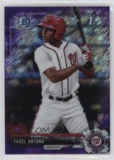 2017 Bowman Chrome Prospects Purple Shimmer Refractor Yasel Antuna #BCP199 nd3