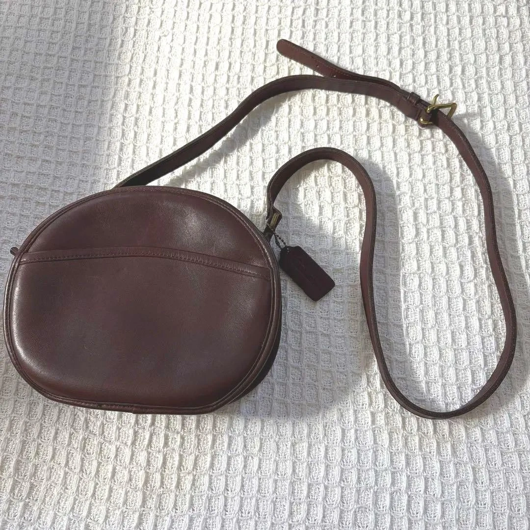 Borsa a tracolla Coach 9901 vintage forma ovale pelle marrone prezzo finale dal Giappone