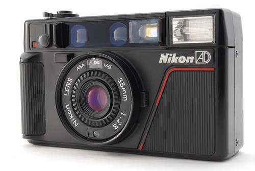 [NEAR MINT+] Nikon L35 AD ISO 1000 Pikaichi Point & Shoot 35mm Film Camera JAPAN - Picture 1 of 9