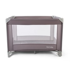 Red Kite Sleeptight Travel Cot Grey