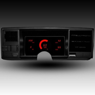 Intellitronix Red LED Digital Gauge Cluster Set For 88-91 Chevy Truck