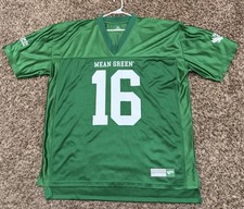 University of NORTH TEXAS MEAN GREEN FOOTBALL JERSEY UNT NCAA #16 Quay Sz 2XL