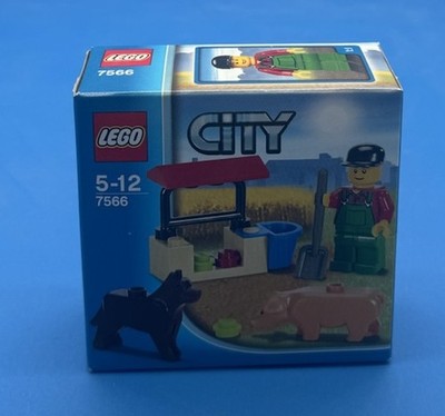 LEGO 7566 CITY Famer Pig Piggy Dog Buddy Bucket Backpack Tools SEALED MISB