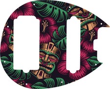 WD Custom Pickguard For Music Man 5 String Sterling 5-HS Bass #GAL01 Aloha Ti...