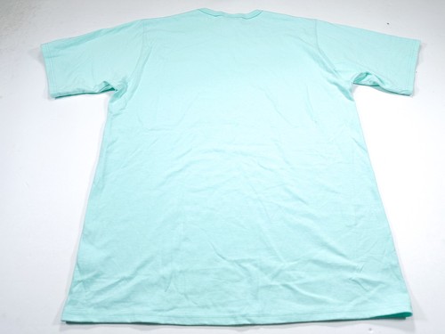 Champion Shirt Gr. 2XL bestickt Grafik Logo Schriftzug Aqua Blau NEU Neu mit Etikett - Bild 6 von 6
