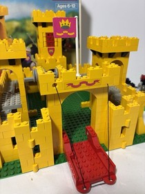 LEGO 375 / 6075 Yellow Castle COMPLETE w/ Box Instructions + 2 BONUS 677 / 6077