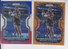 2 - 2020 Prizm MICHAEL OJEMUDIA RC Orange Disco + Red White Blue Broncos #317