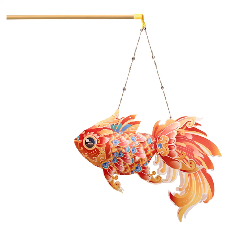 Kits de linternas de papel linternas chinas hágalo usted mismo en forma de pez Foto 2 de 4