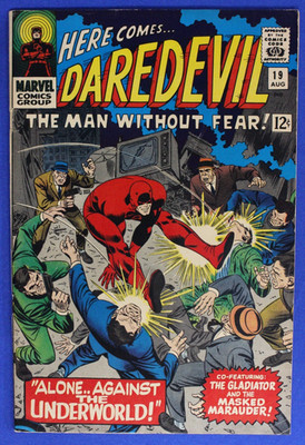 Daredevil #19 FN 1966 Marvel John Romita Stan Lee Frank Giacoia Gladiator