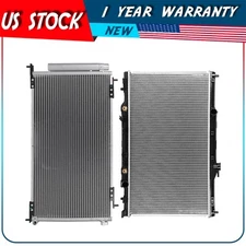 Radiator and AC Condenser Kit For 2003 2004 2005 2006 Honda CR-V Element