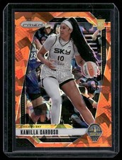 2024 Panini Prizm WNBA #93 Kamilla Cardoso Ice Orange Prizms RC