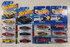 Hot Wheels Ferrari 1/64 Diecast Lot, Old and New Ferrari, 13 Car Lot