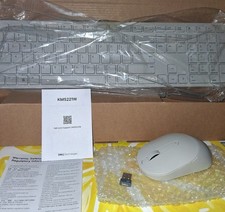 Dell KM5221W Pro keyboard mouse dangle white USB wireless