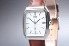 [Near MINT] Vintage SEIKO 7832-5020 Silver Tank Quartz Mens Watch From JAPAN