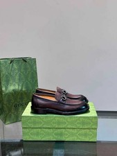 Gucci Men's Vintage Horsebit Leather Loafer (Dark Brown)US8.5=G8=Eur42