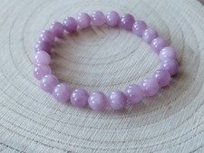 Kunzit Armband 8mm – Edelsteinarmband Lila Liebe & Harmonie