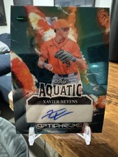 2025 LEAF OPTICHROME XAVIER NEYENS RC TOP PROSPECT AUTO #1/1 AQUATIC