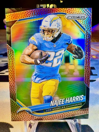 2025 Najee Harris Panini Prizm Pigskin Prizm /180 #32 Los Angeles Chargers