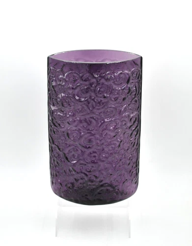 Vintage Blenko Glass Vase - #6731 - Myers Design 1967 - Plum