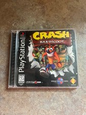 Crash Bandicoot Sony PlayStation 1 PS1 Black Label CIB Complete With Manual