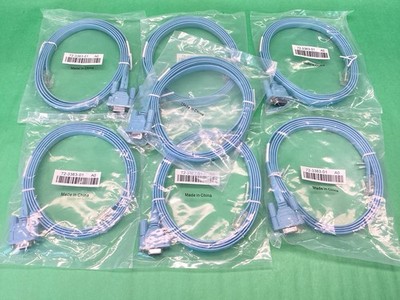 x7 - CISCO Console Cable DB9 to RJ45 - 72-3383-01 - BRAND NEW - LOT OF 7