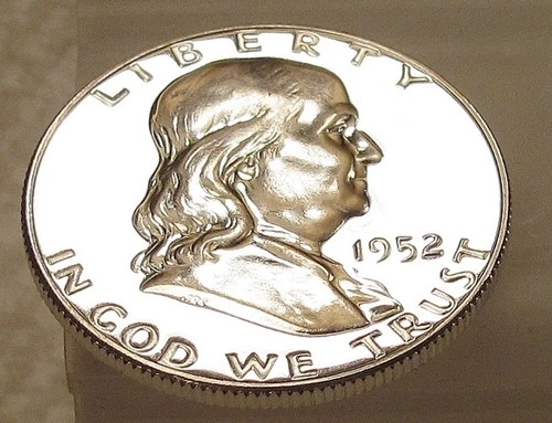 1952 Gem  Proof  Franklin  EYE CANDY " Blazing  Original  Luster "  #213 ~  7