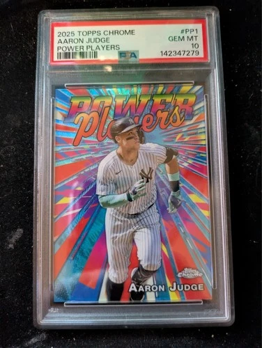 Aaron Judge 2025 Topps Chrome Power Players #PP1 PSA 10