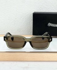 Sunglasses Chrome Hearts Luxury Rectlar Acetate Brown Lenses Made in Japan
