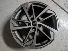 2021 2022 2023 2024 2025 Audi A4 Wheel Rim 18x8 Oem 8W0 601 025 Curb Rash