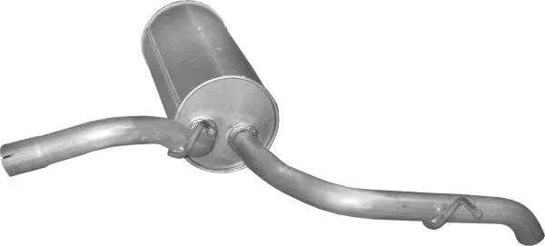 Silenziatore terminale posteriore 01.100 POLMO per AUDI A2