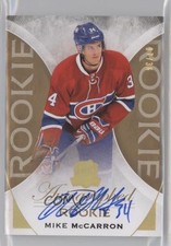 2015-16 Upper Deck The Cup Rookie Gold Spectrum Foil 7/36 Mike McCarron Auto q2b