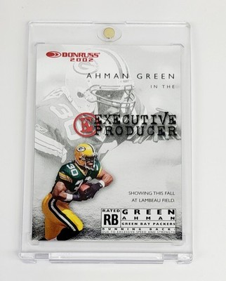 MINT #/ED SILVER FOIL 2002 Donruss Executive PRODUCER Ahman Green BAY PACKERS 